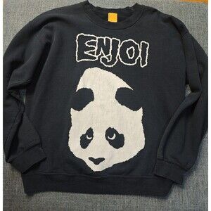 Vintage Y2K Skater Enjoi Skateboards Panda Graphic Sweatshirt Men's Large